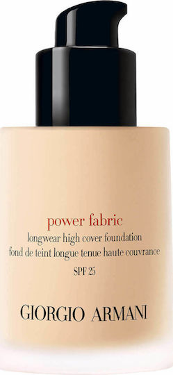 Giorgio Armani Power Fabric Foundation Mov/alb 02 Fair Golden 30ml