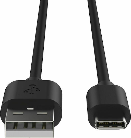 Ansmann Cablu USB 2.0 USB-C Masculin - USB-A Negru 1m 1700-0130