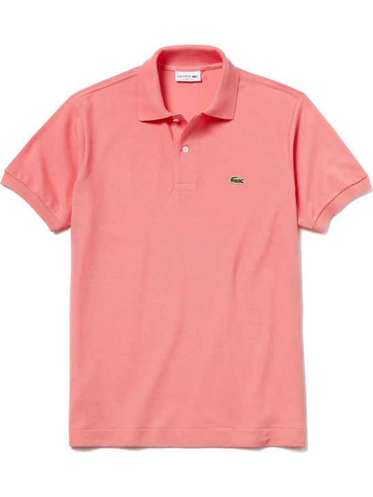 Lacoste Polo Μπλούζα Κοντομάνικη Ροζ