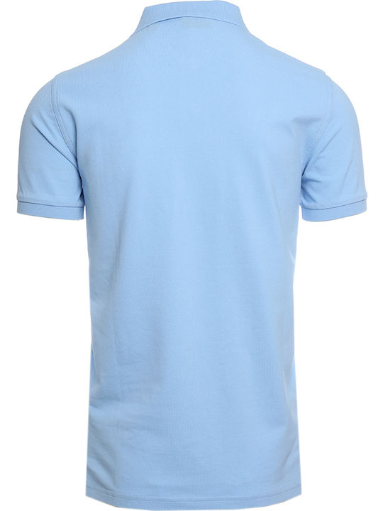 Polo Kurzarmbluse Pacific Blue