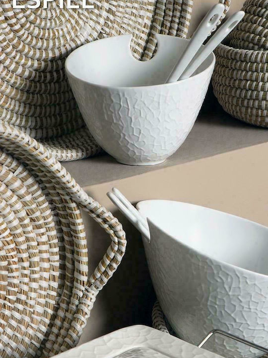 Espiel Wicker Round Decorative Tray 40x40x3cm