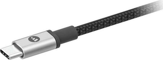Mophie Geflochtenes USB 2.0 Kabel USB Typ-C männlich - USB-A Schwarz 1m 409903210
