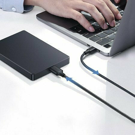 Ugreen USB 3.0 Cable USB-C male - micro USB-B Μαύρο 1m 20103