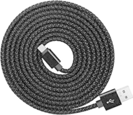 Xiaomi Cable Original Braided Usb Type C Braided USB 2.0 Cable USB-C male - USB-A 18W Black 1m (SJV4109GL)