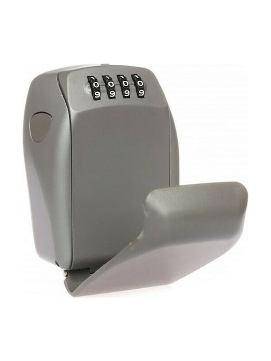 Master Lock Wall-Mounted Combination Key Holder Metallic With Combination Dial 13.2x4.3x10.5cm