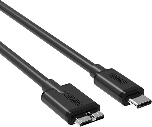 Unitek USB 3.0 Cable USB-C Male - Micro USB-B Black 1m Y-C475BK