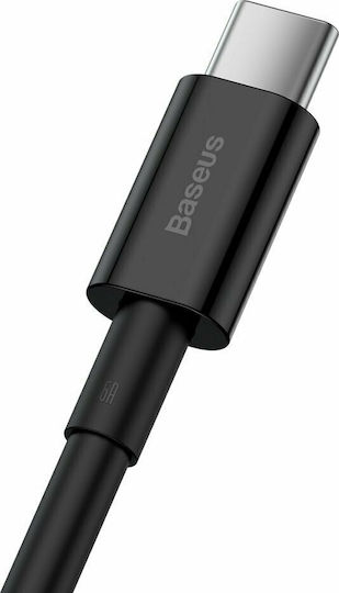 Baseus Superior 66W USB 2.0 Cable USB-C male - USB-A 66W Μαύρο 1m CATYS-01