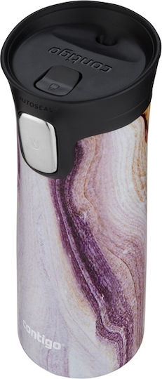 Contigo Couture Pinnacle AutoSeal Чаша Термос Неръждаема стомана Без BPA 420мл Многоцветен с Мундщук