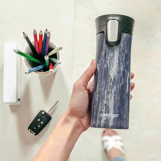 Contigo Couture Pinnacle AutoSeal Чаша Термос Неръждаема стомана Без BPA 420мл Многоцветен с Мундщук
