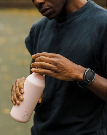 Chilly's Series 2 Thermos Bottle Stainless Steel BPA Free 500ml Pink