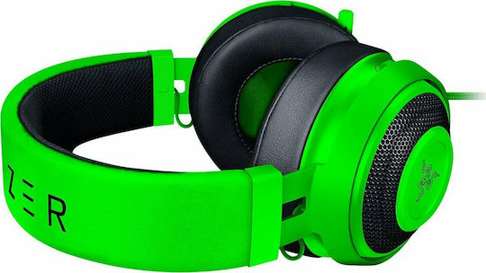 Razer Kraken Over Ear Gaming Headset με σύνδεση 3.5mm Πράσινο