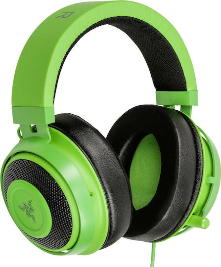 Razer Kraken Over Ear Gaming Headset με σύνδεση 3.5mm Πράσινο