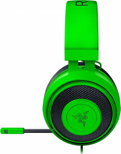 Razer Kraken Over Ear Gaming Headset με σύνδεση 3.5mm Πράσινο