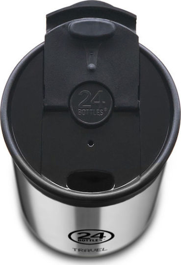 24Bottles Travel Tumbler Кутия за обяд Термос Inox Син 350мл 1бр