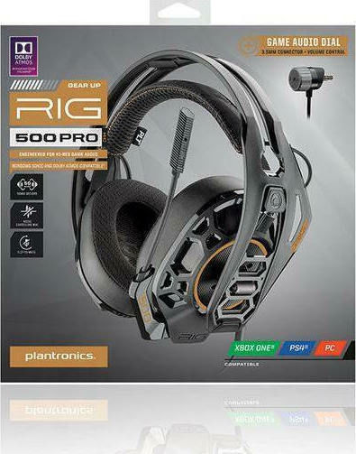 Plantronics RIG 500 PRO HC Over Ear Gaming Headset με σύνδεση 3.5mm