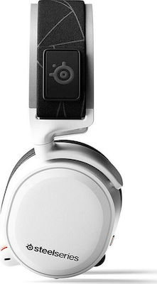SteelSeries Arctis 7 2019 Edition Wireless Over Ear Gaming Headset with Connection USB White