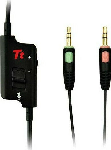 Thermaltake Shock One Over Ear Gaming Headset με σύνδεση USB Κόκκινο