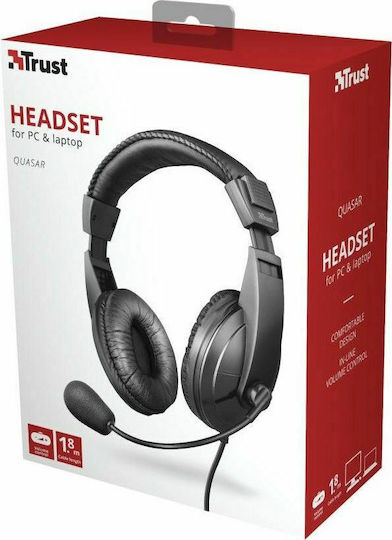 Trust Quasar II Over Ear Gaming Headset με σύνδεση 3.5mm
