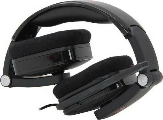 Thermaltake Shock One Over Ear Gaming Headset με σύνδεση USB Κόκκινο