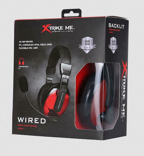 Xtrike Me HP-307 Over Ear Gaming Headset με σύνδεση 3.5mm
