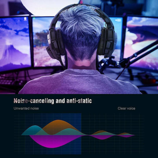 Onikuma Onikuma K5-N Căști Gaming Over Ear cu Conectivitate 3,5 mm USB