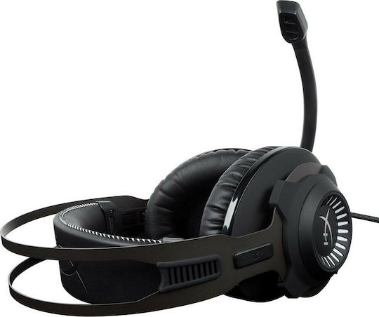 HyperX Cloud Revolver Надушници Геймърски слушалки с връзка 3,5 мм / 2x3,5 мм Сив