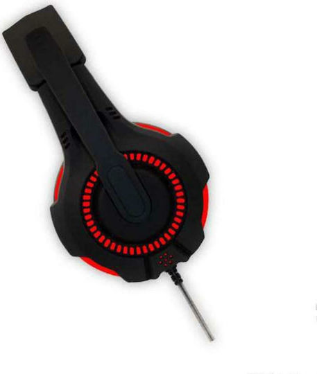 Komc G301 Over Ear Gaming Headset με σύνδεση USB Red