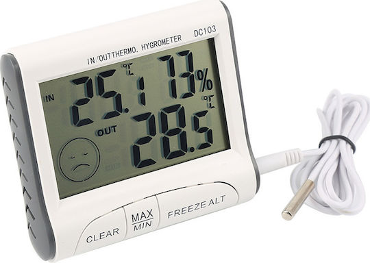 Indoor - Outdoor Thermometer & Hygrometer Tabletop