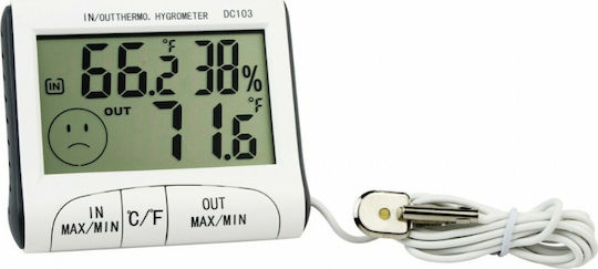 Indoor - Outdoor Thermometer & Hygrometer Tabletop