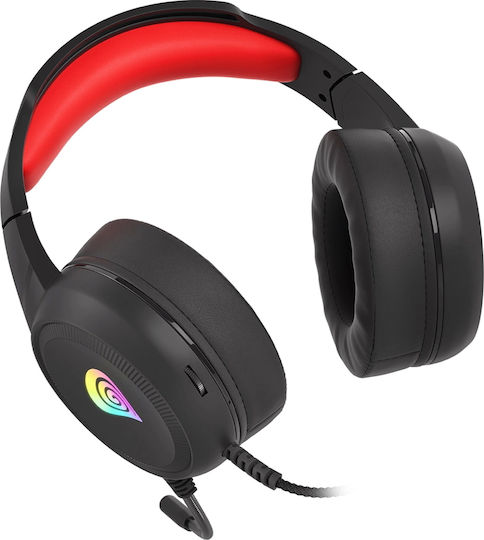Genesis Neon 200 RGB Over Ear Gaming Headset με σύνδεση USB / 2x3.5mm / 3.5mm