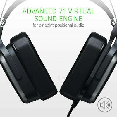 Razer Tiamat 2.2 V2 Over Ear Gaming Headset με σύνδεση 3.5mm / 2x3.5mm