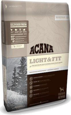 Acana Light & Fit 11.4kg Ξηρά Τροφή Διαίτης για Ενήλικους Σκύλους με Σολομό και Κοτόπουλο