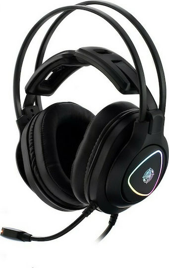 Keiji Pro HD-3100G Over Ear Gaming Headset με σύνδεση USB