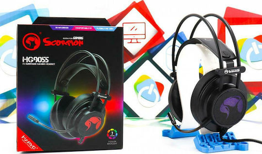 Marvo HG9055 Over Ear Gaming Headset με σύνδεση USB