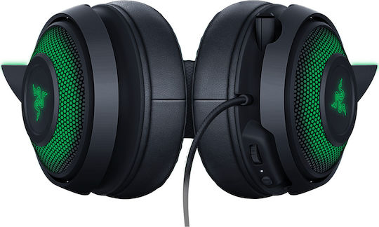 Razer Kraken Kitty Edition Over Ear Gaming Headset με σύνδεση USB