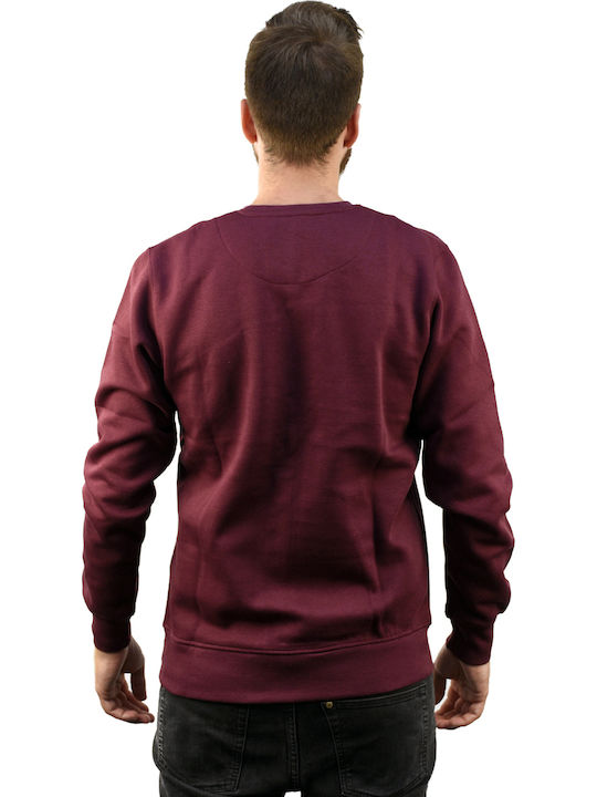 Magnetic North Herren Sweatshirt Burgundisch