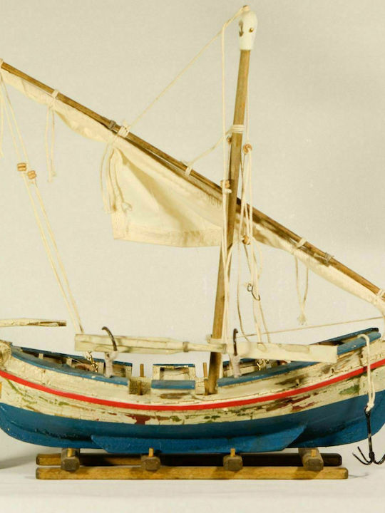 Christmas Boat Fishboat Wooden 30x30cm
