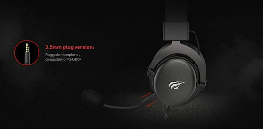 Havit H2015D Over Ear Gaming Headset με σύνδεση 3.5mm