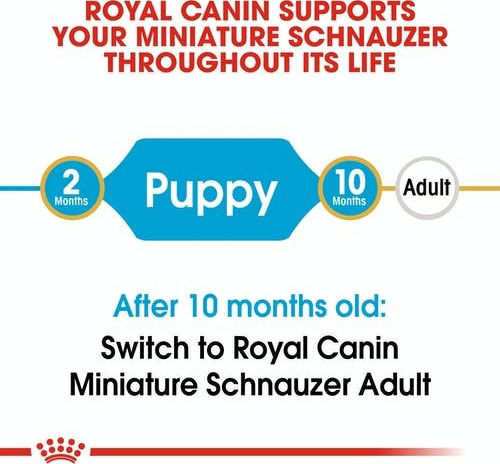 Royal Canin Puppy Miniature Schnauzer 1.5kg Ξηρά Τροφή για Κουτάβια Μικρόσωμων Φυλών με Πουλερικά