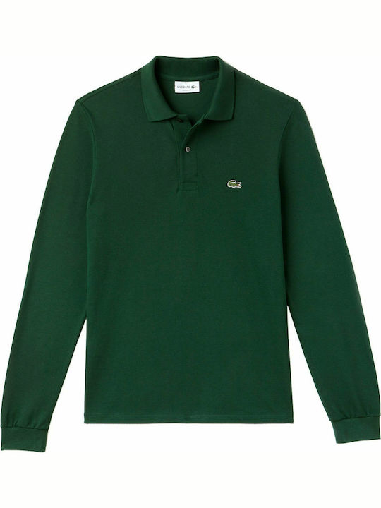 Lacoste Men's Long Sleeve Blouse Polo Green