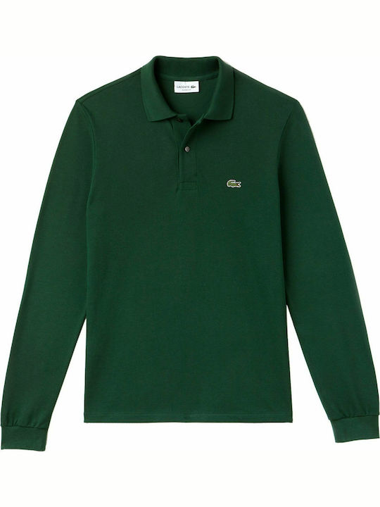 Lacoste Herren Shirt Langarm Polo Grün