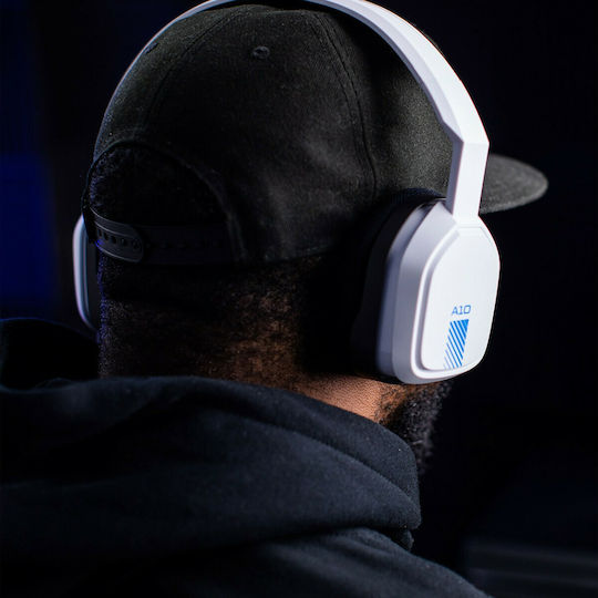 Astro A10 Über Ohr Gaming-Headset mit Verbindung 2x3,5mm / 3,5mm White/Blue