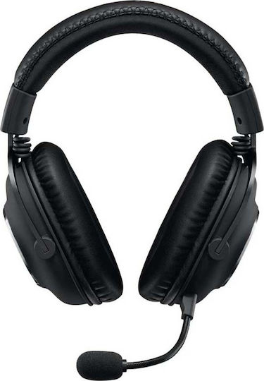 Logitech G Pro X Ασύρματο Over Ear Gaming Headset με σύνδεση USB