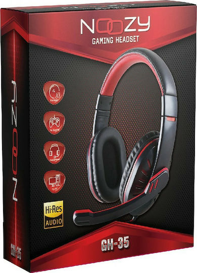 Noozy GH-35 Over Ear Gaming Headset with Connection 3.5mm Blue
