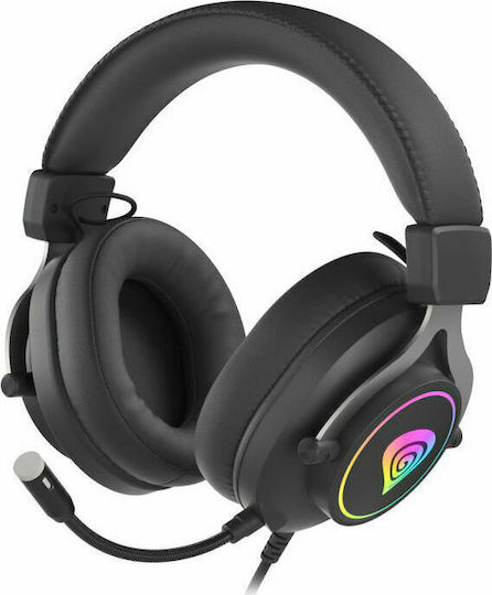 Genesis Neon 750 RGB Over Ear Gaming Headset με σύνδεση USB