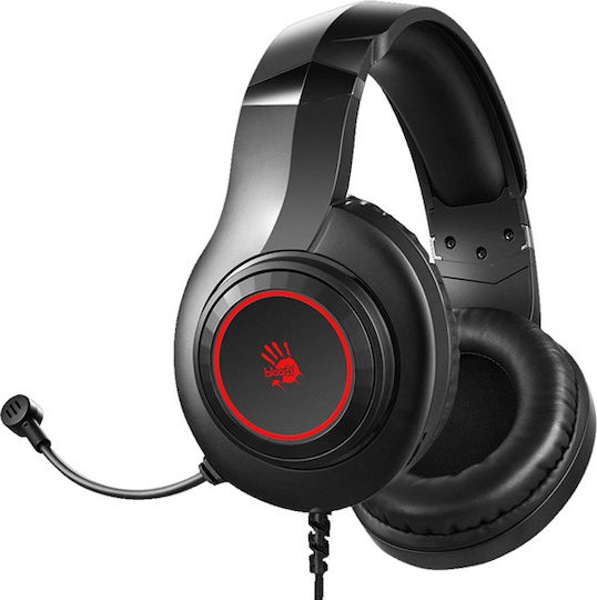 A4Tech G200S Over Ear Gaming Headset cu conexiune USB Negru