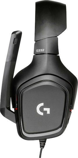 Logitech G332 Over Ear Gaming Headset με σύνδεση 3.5mm