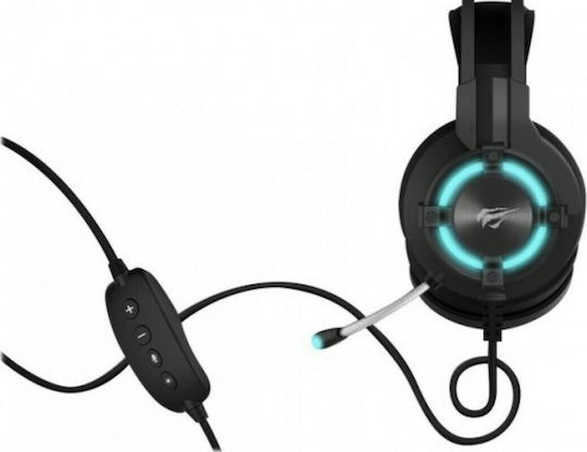 Havit H2212U Over Ear Gaming Headset με σύνδεση USB