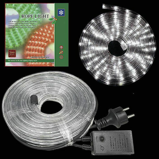 93-1413 Christmas Light Tube Cold White 220V Programmable 10m IP44 Outdoor