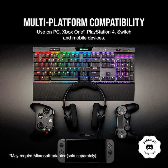Corsair HS35 Over Ear Gaming Headset with Connection 3.5mm Red